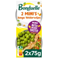 Bonduelle Jonge velderwtjes 2 mini's