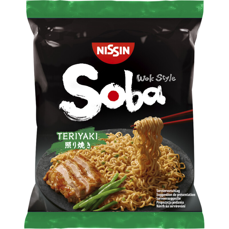 Een afbeelding van Nissin Soba teriyaki noodles