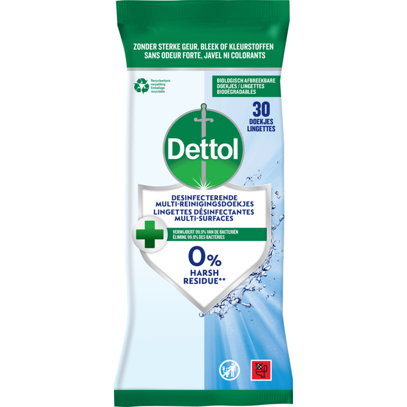 Een afbeelding van Dettol Schoonmaakdoekjes cleanser