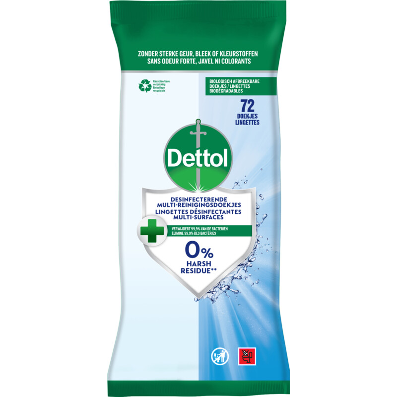 Een afbeelding van Dettol Schoonmaakdoekjes cleanser