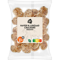 Alle Haver lijnzaad en bruine bonen mais crackers