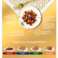 Een afbeelding van Gourmet Gold luxe mix met rund kip zeevis eend