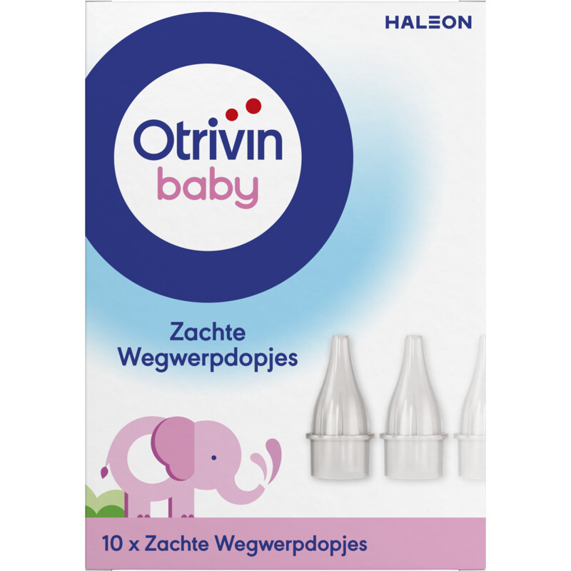 Een afbeelding van Otrivin Baby zachte wegwerpdopjes