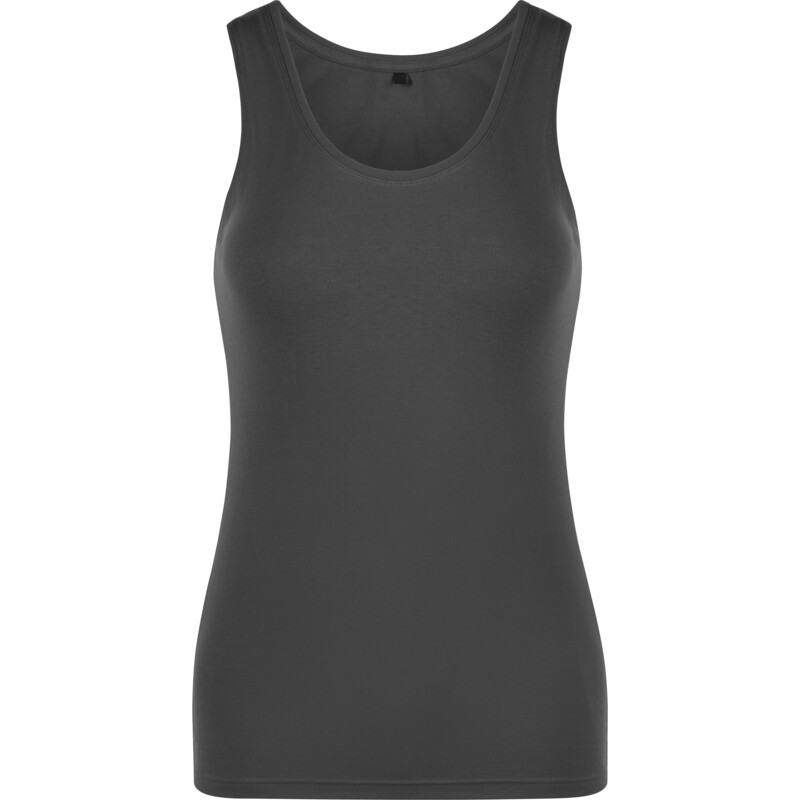 Een afbeelding van Blue Singlet zwart maat L