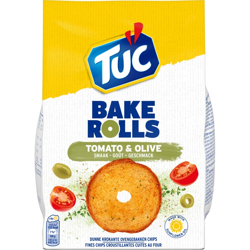 Een afbeelding van Tuc Bake rolls tomato & olive