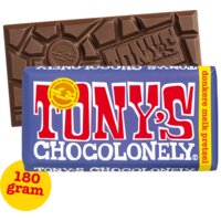 Een afbeelding van Tony's Chocolonely Melk pretzel toffee