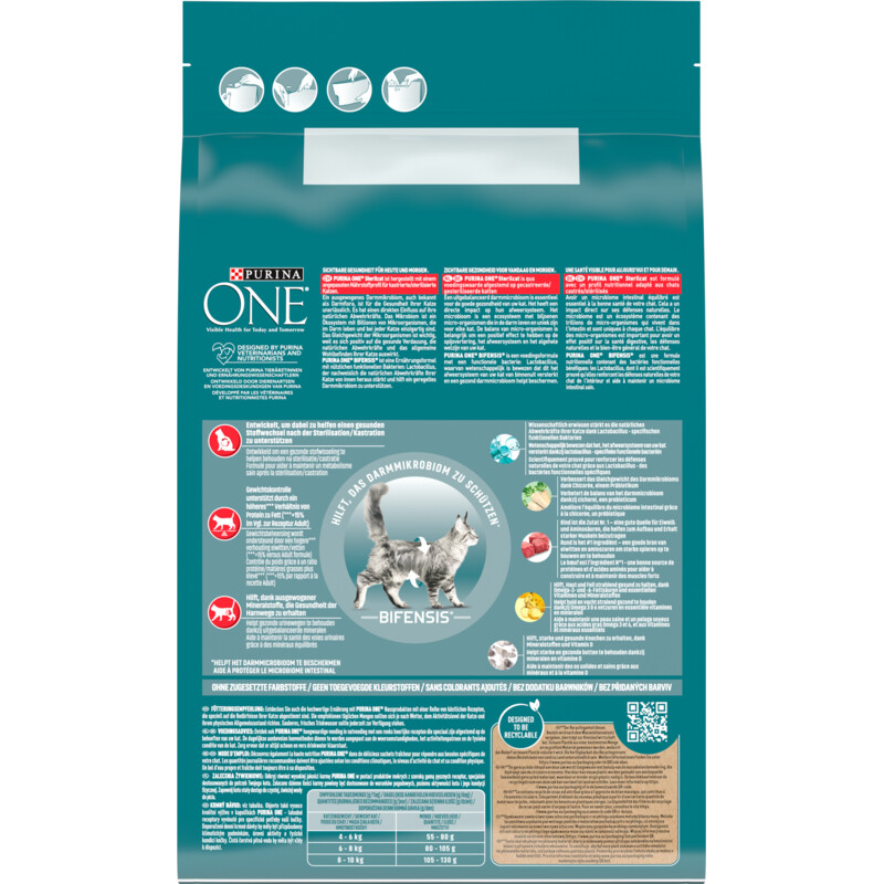 Een afbeelding van Purina ONE Sterilcat rijk aan rund
