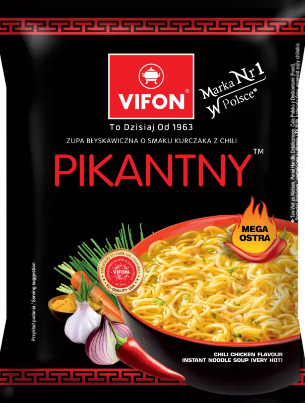Pikantny Chili Chicken Flavour Instant Noodle Soup (Very Hot)