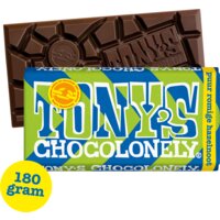 Een afbeelding van Tony's Chocolonely Puur romige hazelnoot crunch