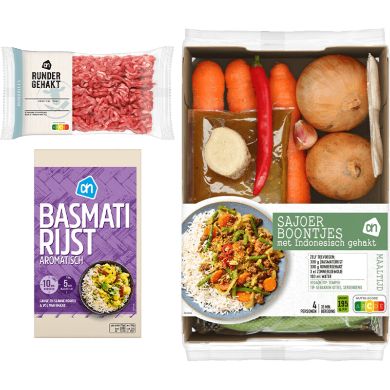 Een afbeelding van AH Sajoer Boontjes Verspakket