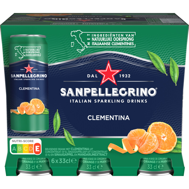 Een afbeelding van S. Pellegrino Clementina 6-pack