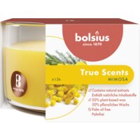 Bolsius Geurglas true scents mimosa 50x80mm