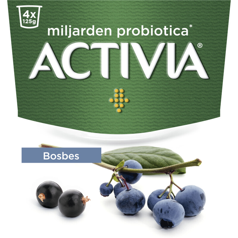 Een afbeelding van Activia Yoghurt bosbes