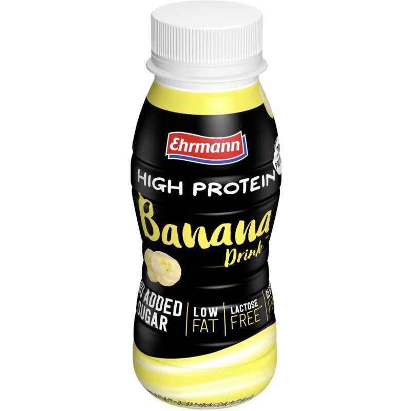 Een afbeelding van Ehrmann High protein banana drink