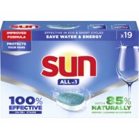 Een afbeelding van Sun All-in-one normaal vaatwastabletten