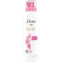 Een afbeelding van Dove Rose oil shower mousse