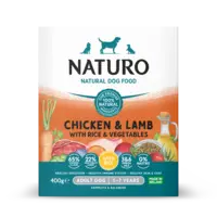 Naturo Kip lam en rijst voor de hond