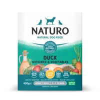 Naturo Eend en rijst voor de hond