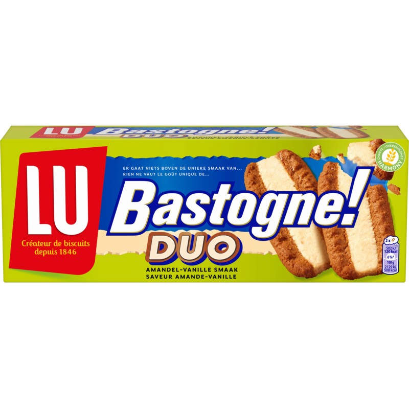 Een afbeelding van LU Bastogne duo amandel-vanille