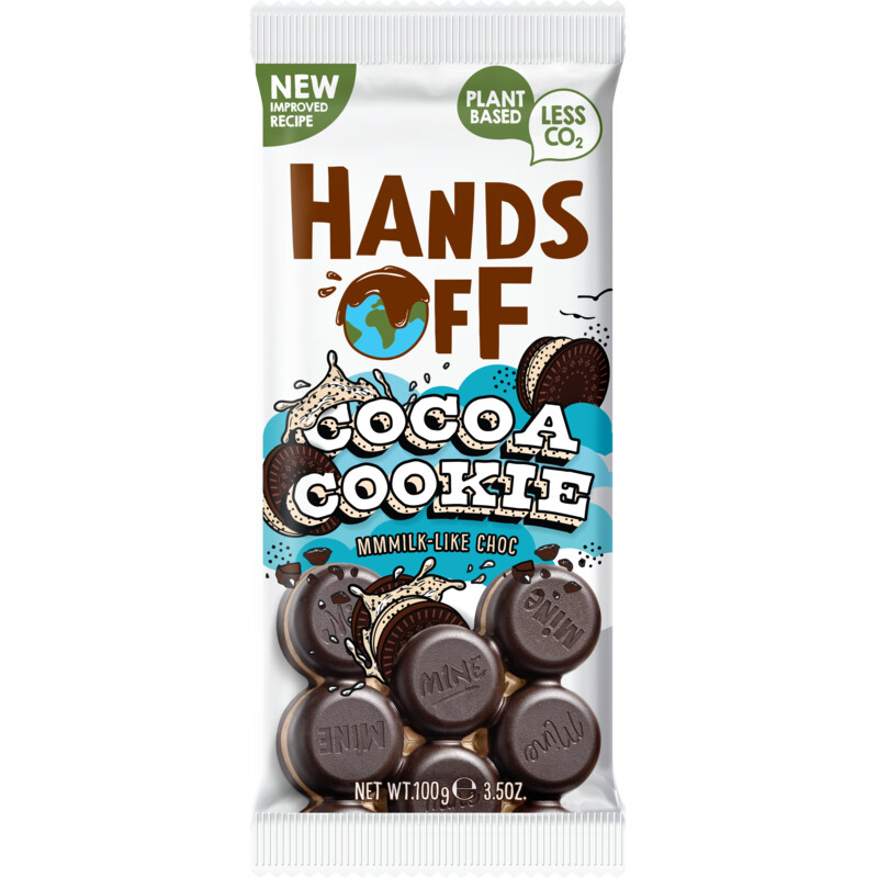 Een afbeelding van Hands Off Cocoa cookie mmmilk-like choc