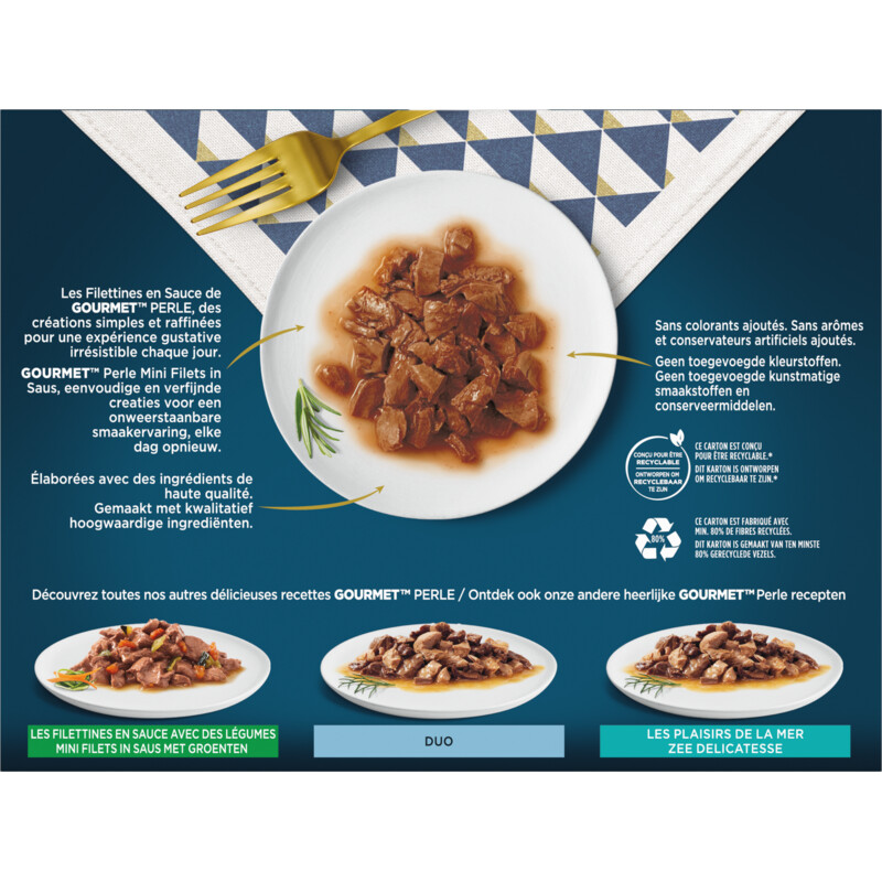 Een afbeelding van Gourmet Perle mini filets in saus