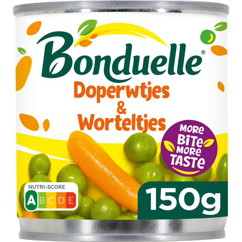 Een afbeelding van Bonduelle Doperwtjes & worteltjes