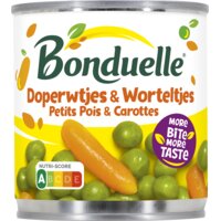 Een afbeelding van Bonduelle Doperwtjes & worteltjes