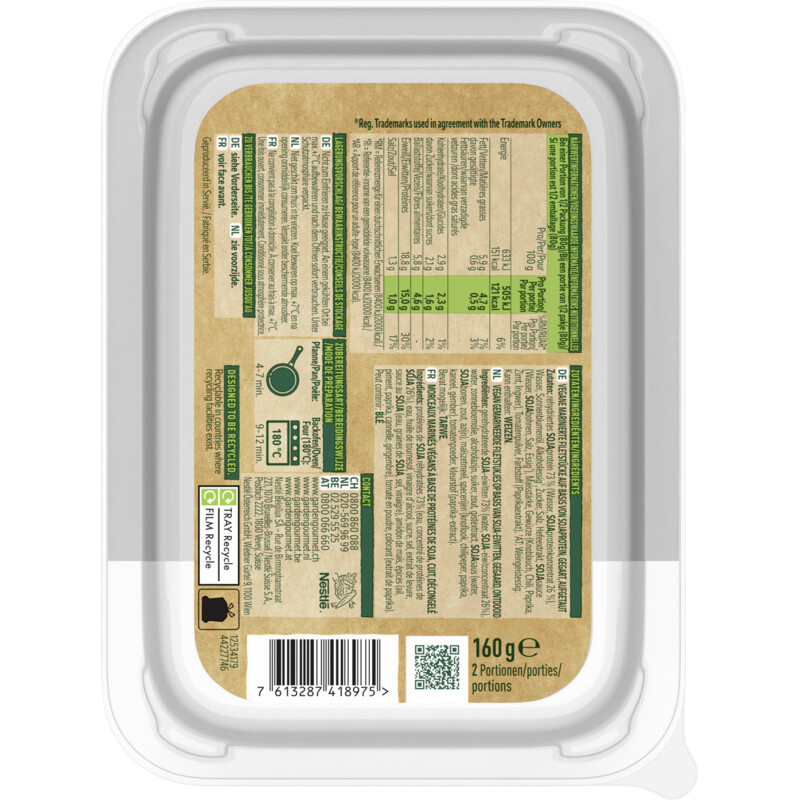 Een afbeelding van Garden Gourmet Sensational oosterse stukjes