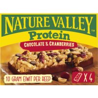 Een afbeelding van Nature Valley Protein chocolate & cranberries
