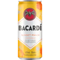 Bacardi Sunset punch