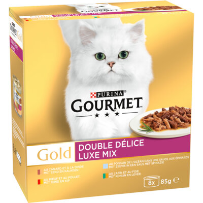 pdp-image-Gourmet Gold luxe mix met rund kip zeevis eend