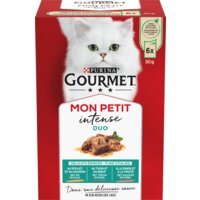 Een afbeelding van Gourmet Mon petit intense duo in saus vlees&vis