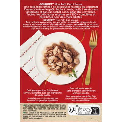pdp-image-Gourmet Mon petit intense duo in saus vlees&vis
