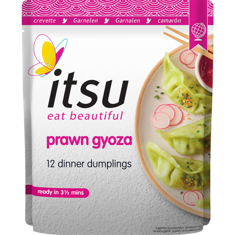 Een afbeelding van Itsu Eat beautiful prawn gyoza