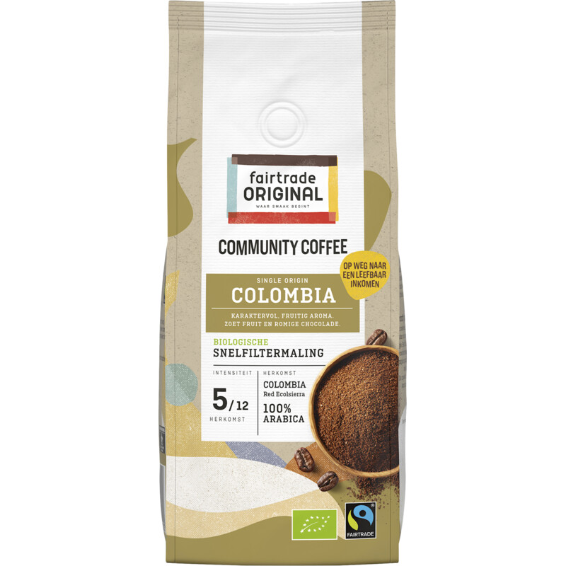 Een afbeelding van Fairtrade Original Colombia biologische snelfiltermaling