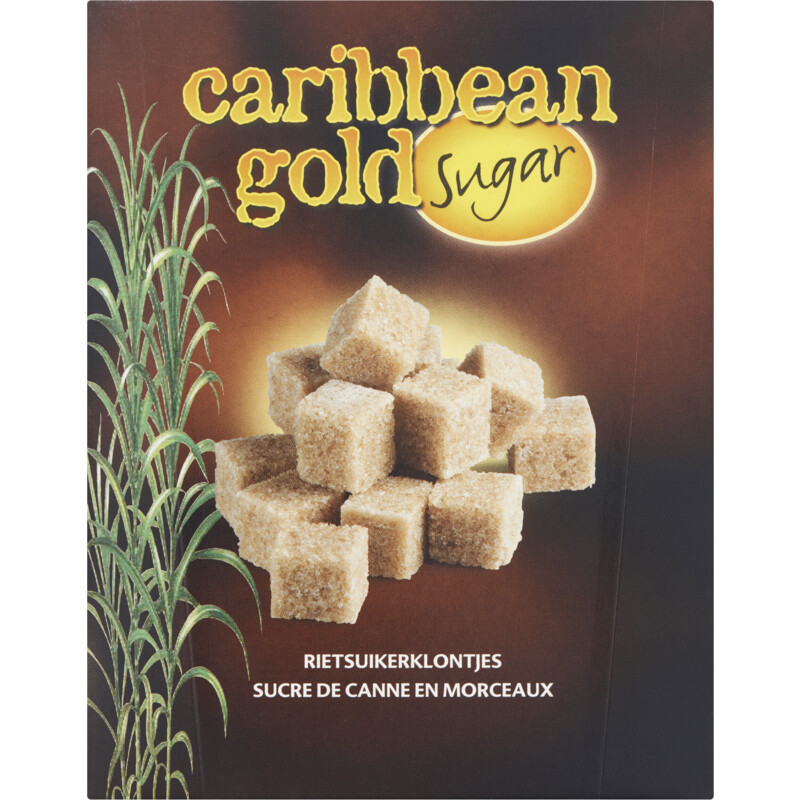 Een afbeelding van Caribbean Gold Rietsuikerklontjes