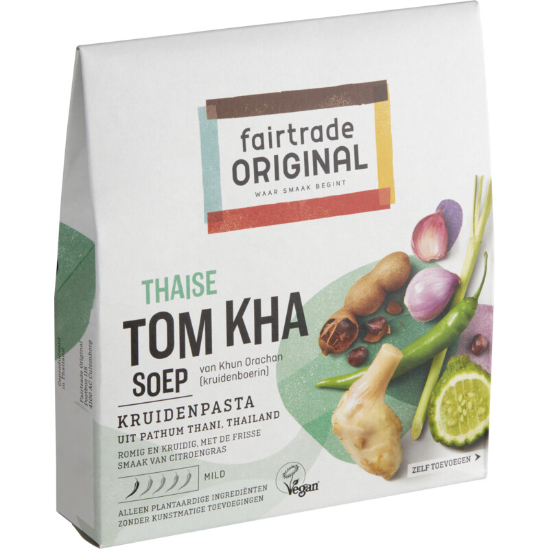 Een afbeelding van Fairtrade Original Kruidenpasta voor Thaise tom kha soep