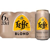 Een afbeelding van Leffe Blond abdijbier 6-pack