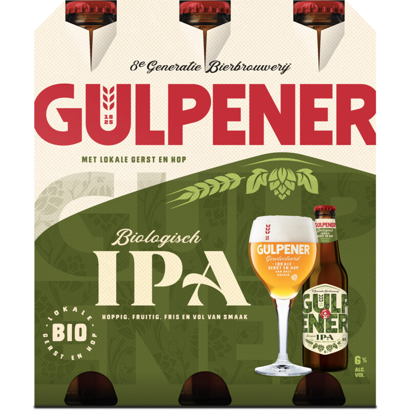Een afbeelding van Gulpener Biologische IPA 6-pack