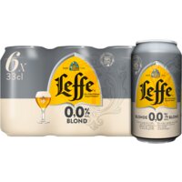 Een afbeelding van Leffe Blond 0.0% abdijbier 6-pack