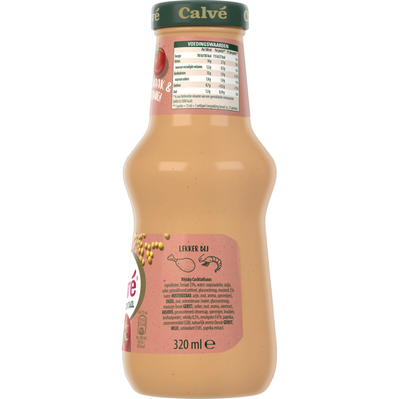 Een afbeelding van Calvé Whisky cocktail saus