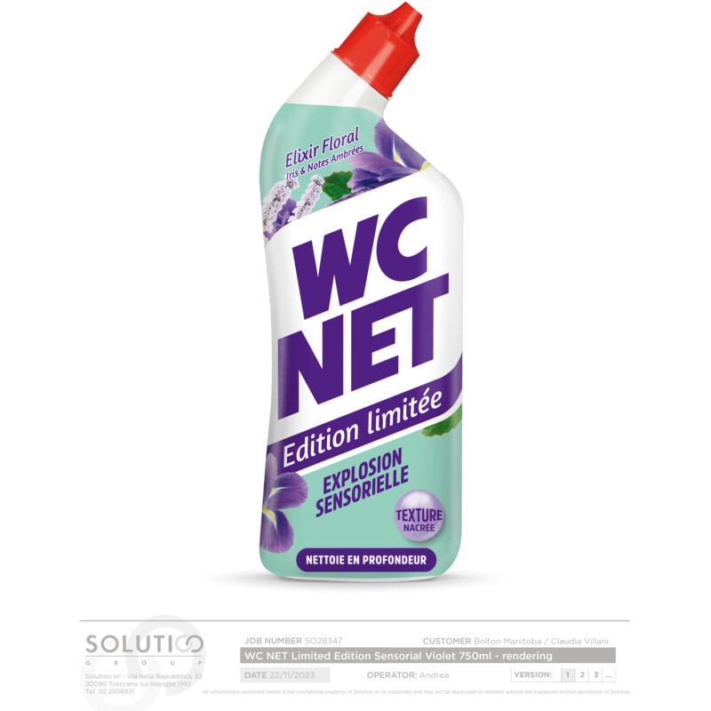 Een afbeelding van WC net Gel crystal blue fresh