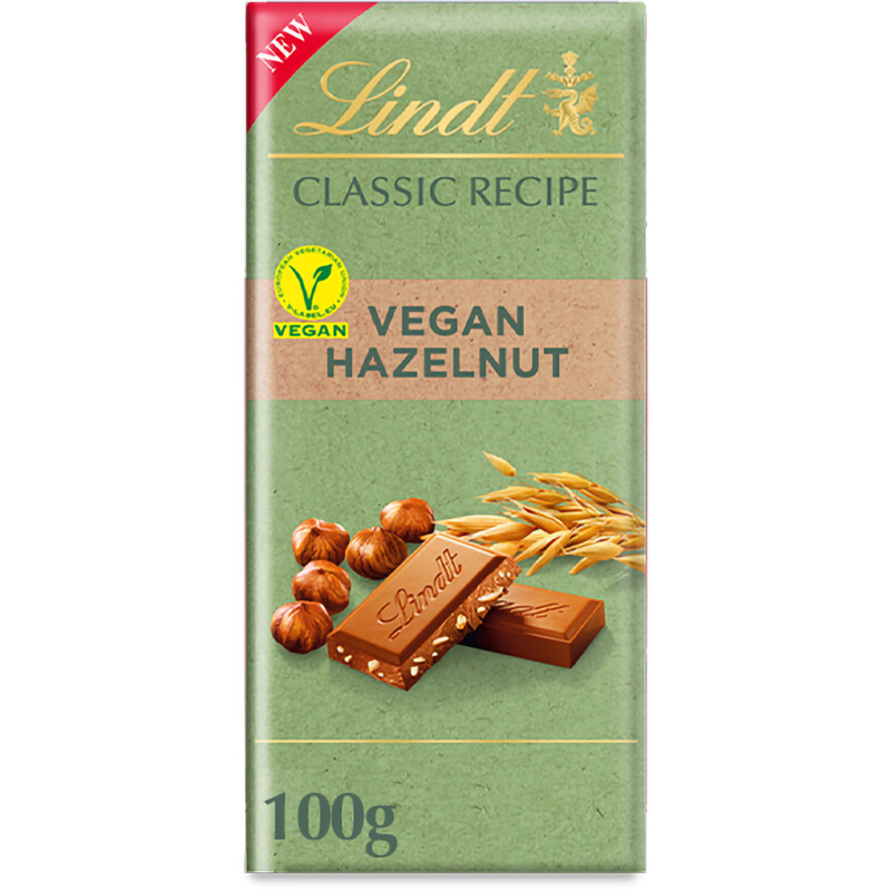 Een afbeelding van Lindt Classic vegan hazelnoot chocolade