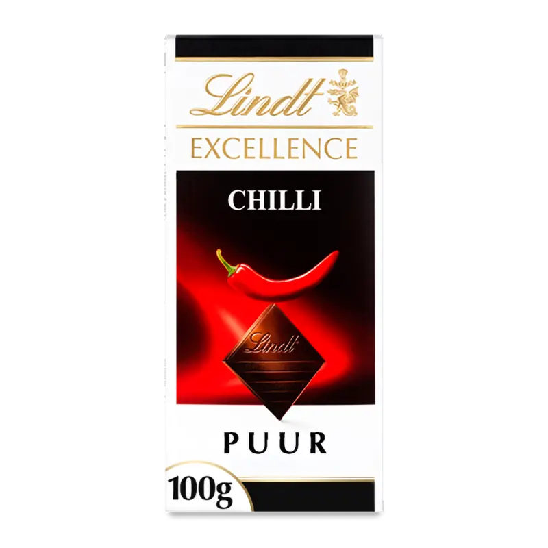 Lindt Excellence chili pure chocolade
