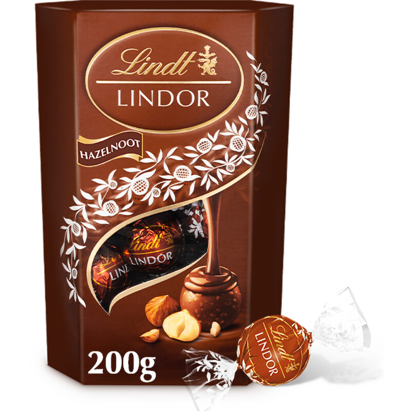 Een afbeelding van Lindt Lindor hazelnoot chocolade bonbons