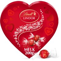 Een afbeelding van Lindt Lindor melk chocolade hart