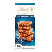 Lindt Les grandes melkchocolade hazelnoot