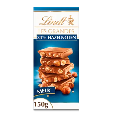 pdp-image-Lindt Les grandes melkchocolade hazelnoot