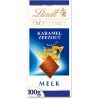 Een afbeelding van Lindt Excellence karamel zeezout melkchocolade