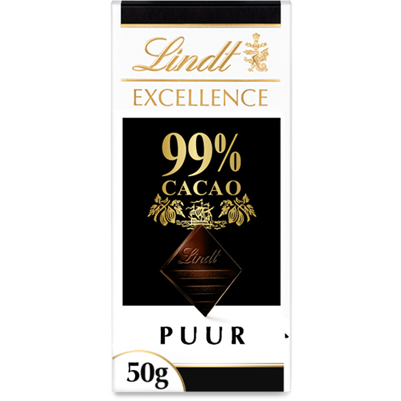 Een afbeelding van Lindt Excellence 99% pure chocolade